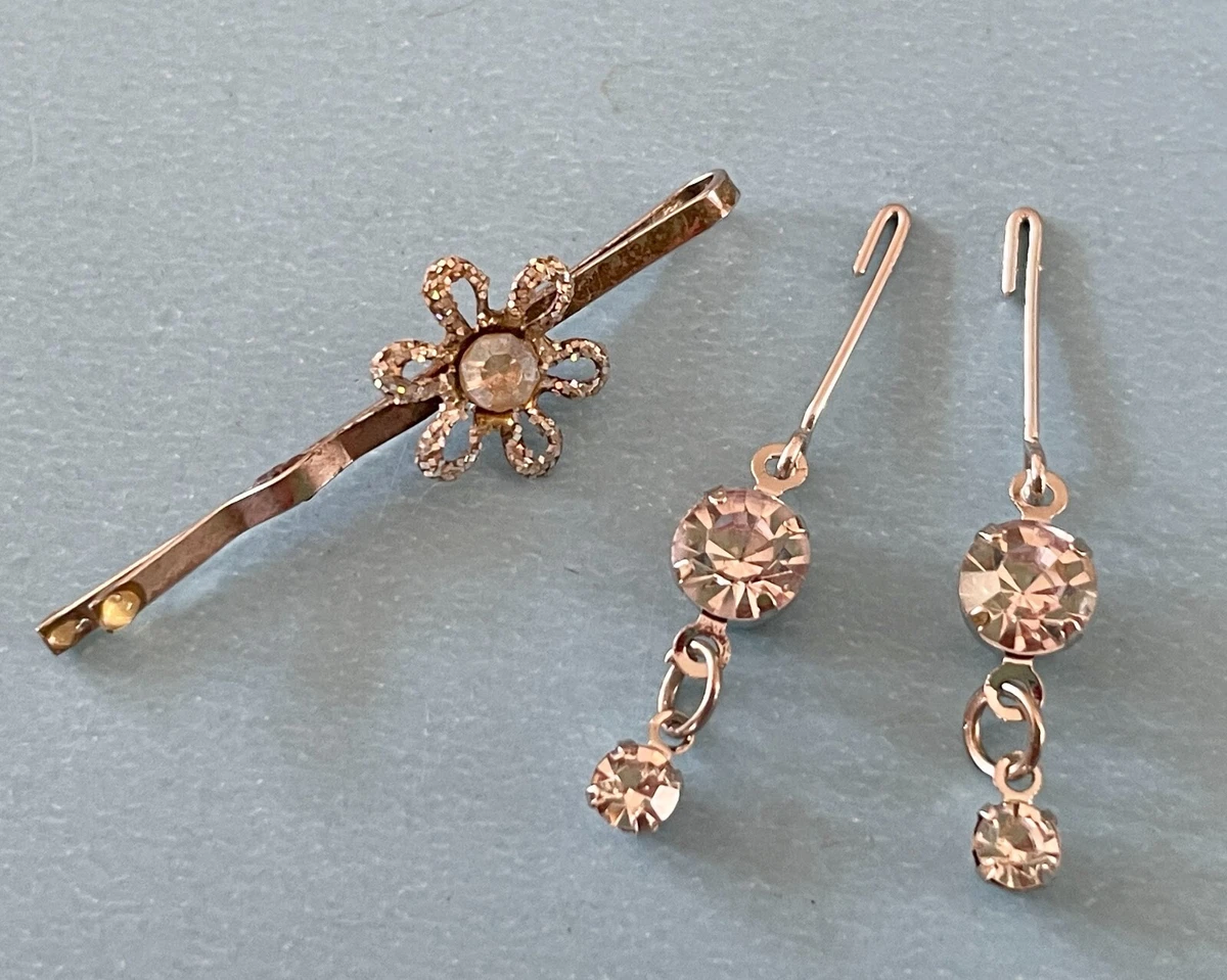 Bobby pin shop earrings