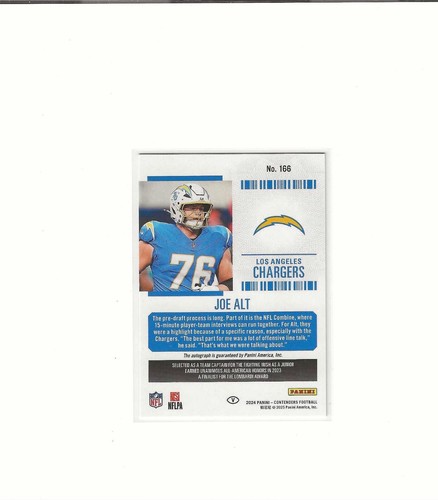 2024 CONTENDERS FOOTBALL DIVISIONAL TICKET VARITATION JOE ALT RC AUTO #42/99 - Picture 2 of 2