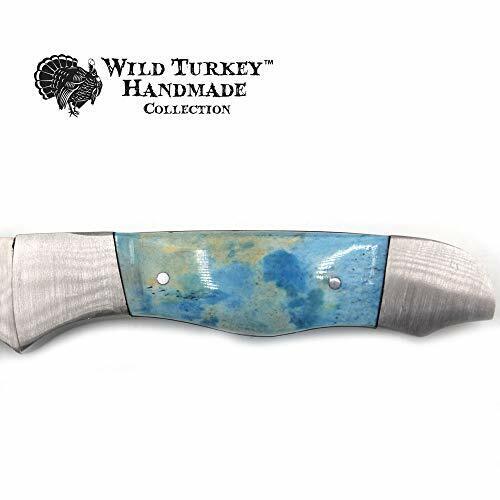Wild Turkey handgefertigte Sammlung feste Klinge Skinner Jagdmesser mit Hülle - Bild 4 von 6