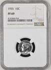 1955 Silver Proof Roosevelt Dime NGC PF69