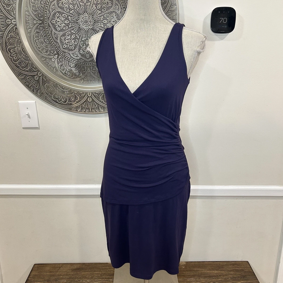 susana monaco navy dress