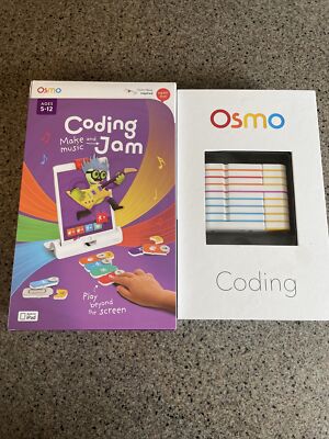 Lot Of 2 Osmo Coding with Awbie Game And Coding Make Music & Jam iPad No Base