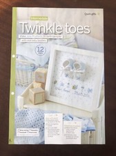 3D Baby Birth Sampler Cross Stitch Chart **from a magazine**