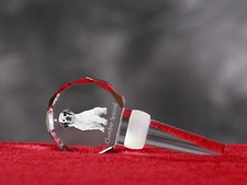 Clumber Spaniel, Crystal Wine Stopper with Dog, Wine and Dog Lovers, UK