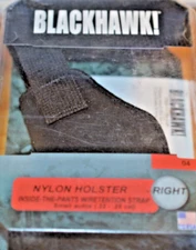 BlackHawk  73IR04BK-R  Nylon Inside Pants Right Hand Holster 