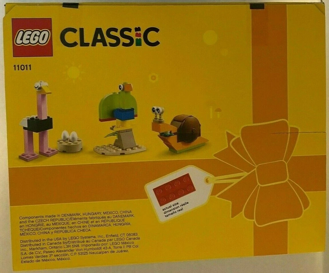 Lego classic bricks and animals 11011 creative toy that builds into 10 amazing animal figures sale