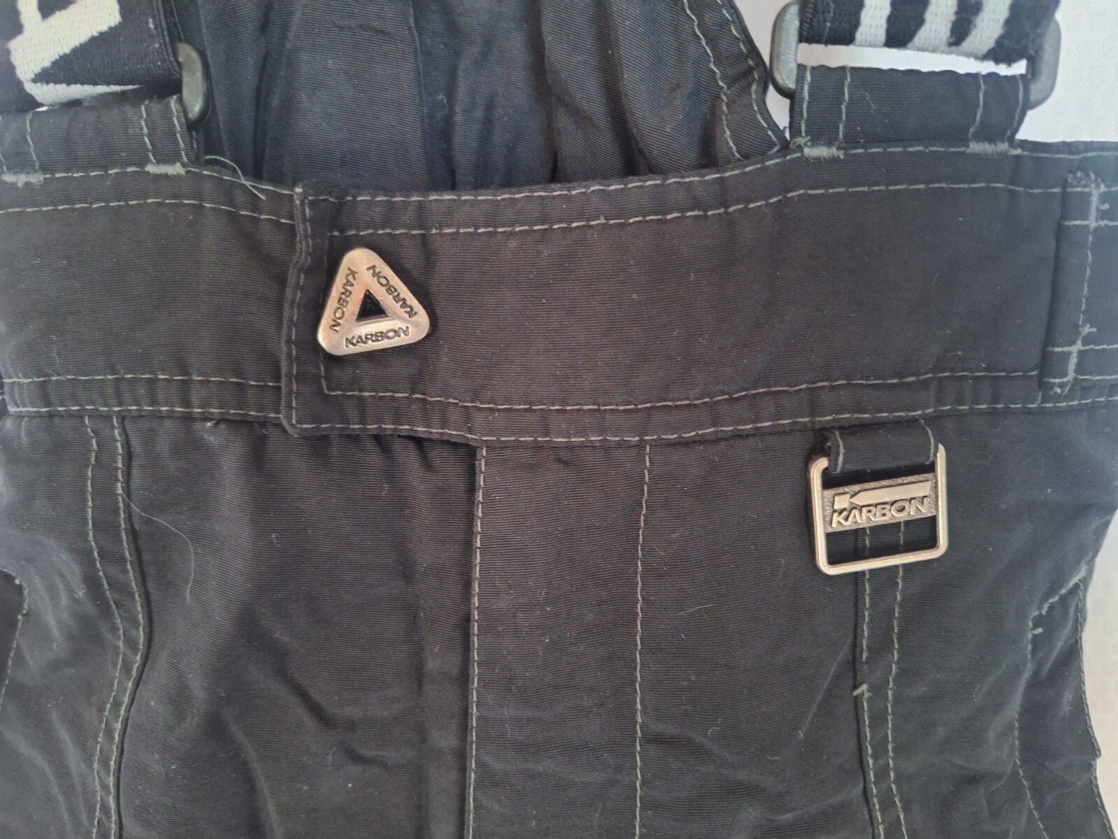 Karbon Ski Pants Youth 12 Suspenders Bib Snow Winter Snowboard