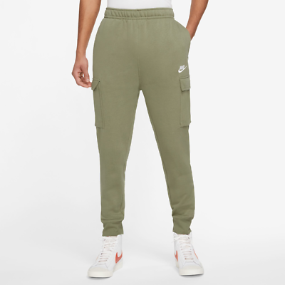 Nike NSW Men's Sportswear Club Fleece Joggers Cargo Pants CD3129 w