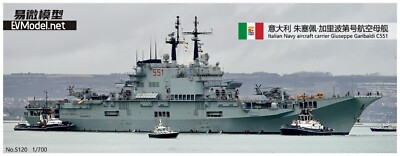 EV resin kit 1/700 Italian Navy aircraft carrier Giuseppe Garibaldi C551 (S120)