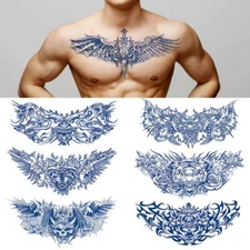 Long Lasting Temporary Fake Tattoos Men Women Juice Sticker Body Art Decoration