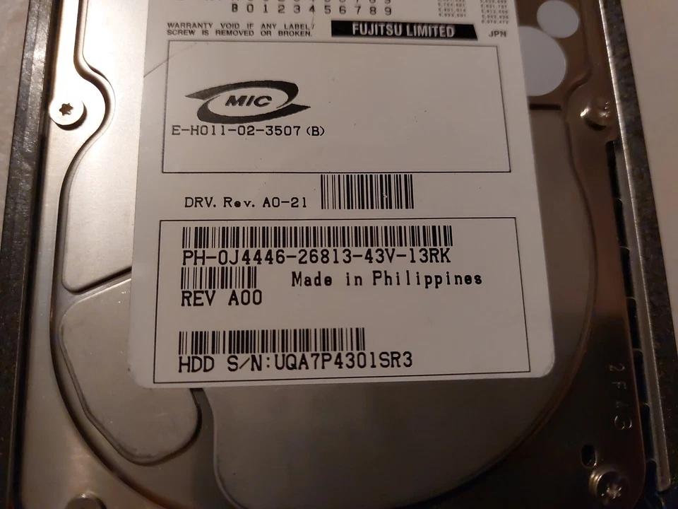 73 GB Fujitsu MAP3735NC 10K Ultra 320 SCSI SCA-2 80pin 3.5 " Hard Drive - Image 3 of 4