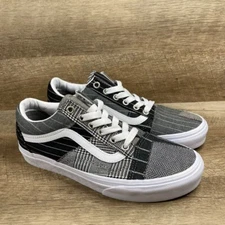 VANS Old Skool Patchwork Conference Call Suiting Gray Shoe Mens 6 Womens 7.5 NEW