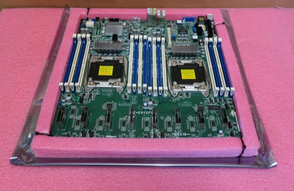 NEW ASRock Rack MC-C612FM Server Motherboard Dual LGA-2011-3 Socket Intel Xeon - Image 2 of 4