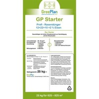 Gp Starter Profi Min. RasendüNger 25Kg Sack 625-825 M² Npk-DüNger 12+22+10(+2)+F