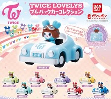 TWICE LOVELYS Pull Back Car Collection 9 kinds 2025 Capsule Toy BANDAI in Stock