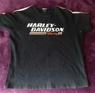 Harley Davidson Racing Screamin' Eagle Faded T Shirt Women's Cut Size X-large