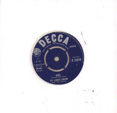 St Louis Union(7'' Vinyl)Girl-Decca-F 12318-UK-1966-Ex/Ex