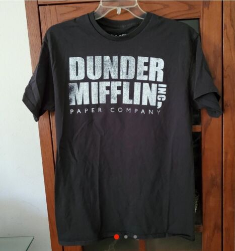 The Office - Dunder Mifflin Paper Company Logo - Black | Metal Print