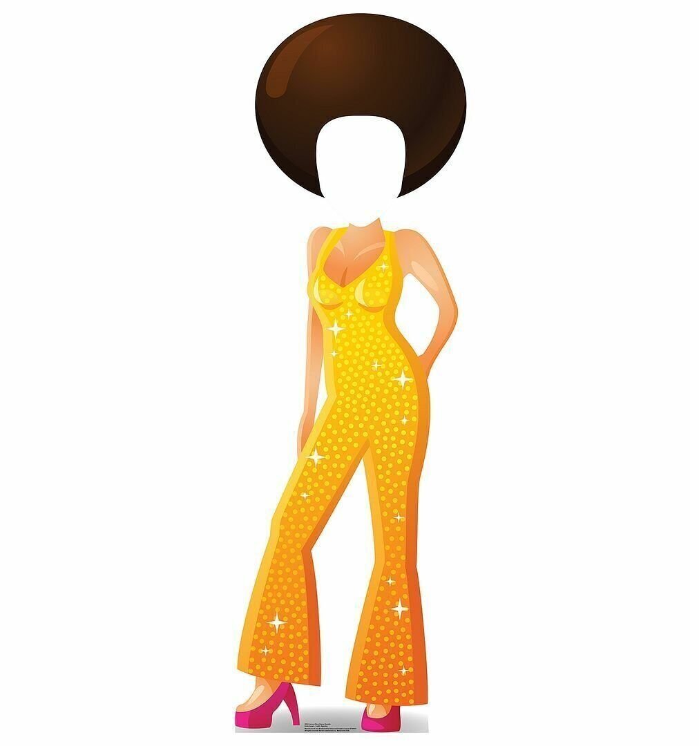 Cartoon DISCO DANCER Standin Life-Size Cardboard Cutout Standee