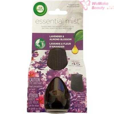 Air Wick Essential Mist Fragrance Mist Lavender And Almond Blossom 0.67oz New