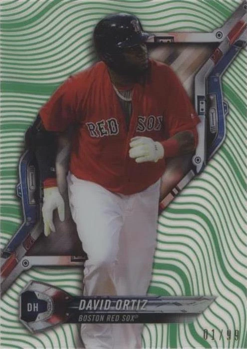 Pattern 1 Waves/Diagonals Green Rainbow Foil