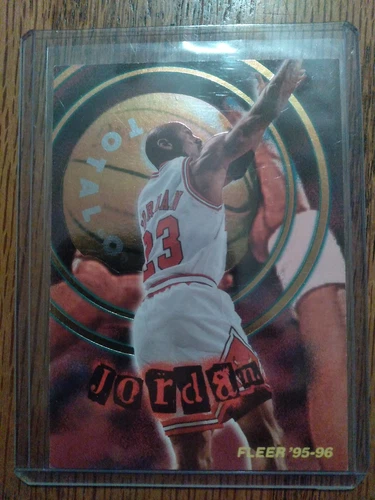 MICHAEL JORDAN 1995-96 Fleer Total O Insert - Card #2 of 10 NM-M Chicago Bulls