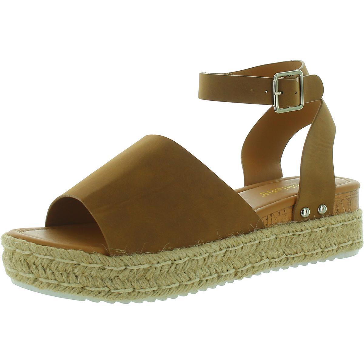 Женские коричневые босоножки на платформе с ремешком на щиколотке Athlefit размер 41 средний B M BHFO 3766 2890₽