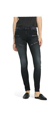 HUDSON Women's Nico Mid Rise Super Skinny Ankle Jean, Sensation, 33