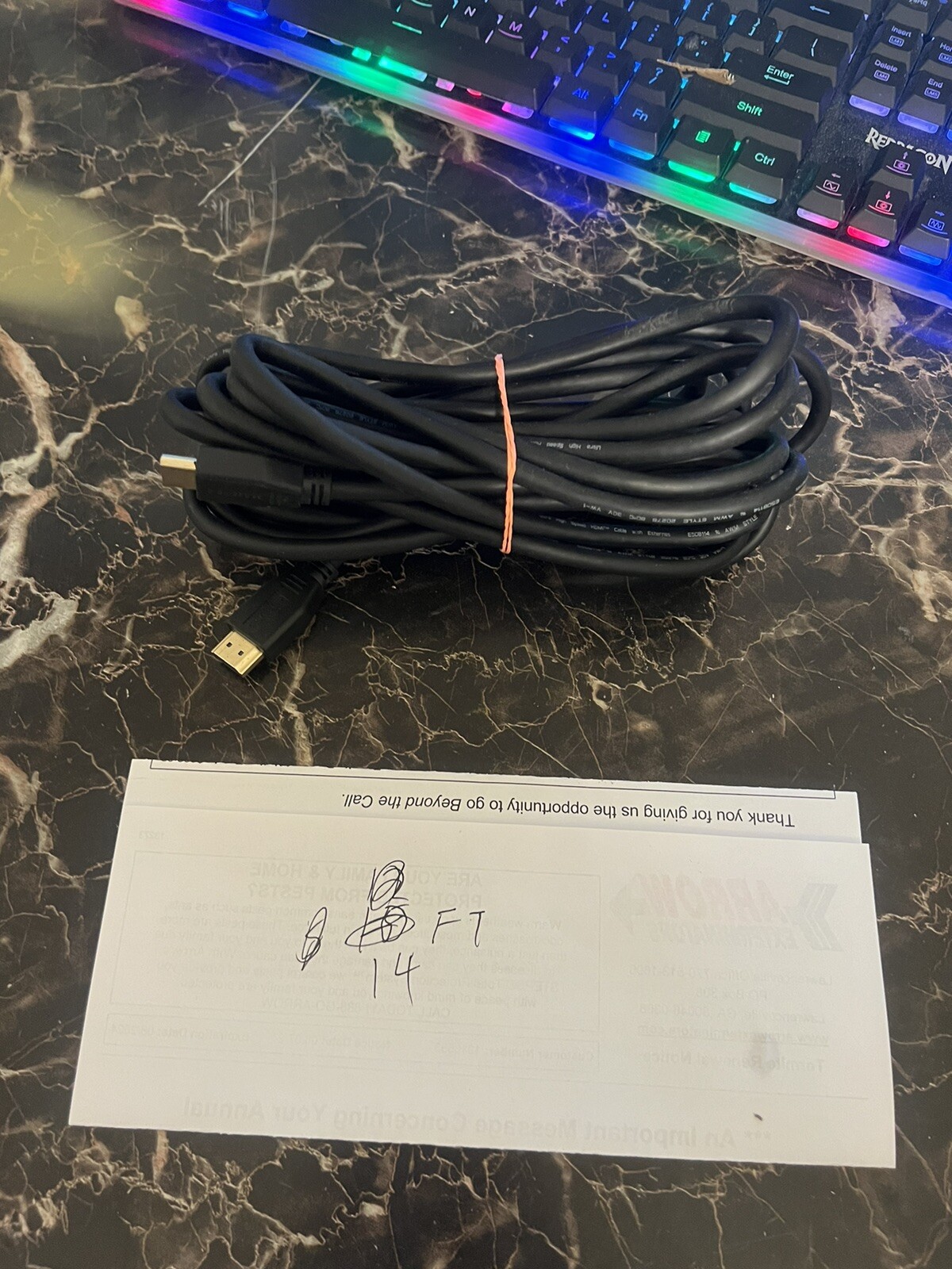 14ft High-Speed HDMI Cable for 4K Ultra HD-image