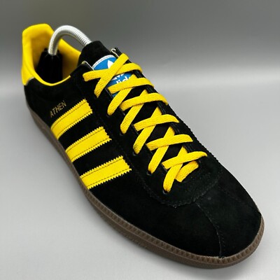 Adidas Originals Athen H01812 Schwarz Gelb Dortmund Herren Uk 8,5 Terrassen