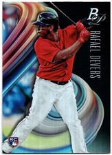 2018 Bowman Platinum RAFAEL DEVERS Base Set RC Rookie Card #2. rookie card picture