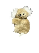 Vintage Dakin Pencil Clip On Fuzzy Koala Bear Figurine