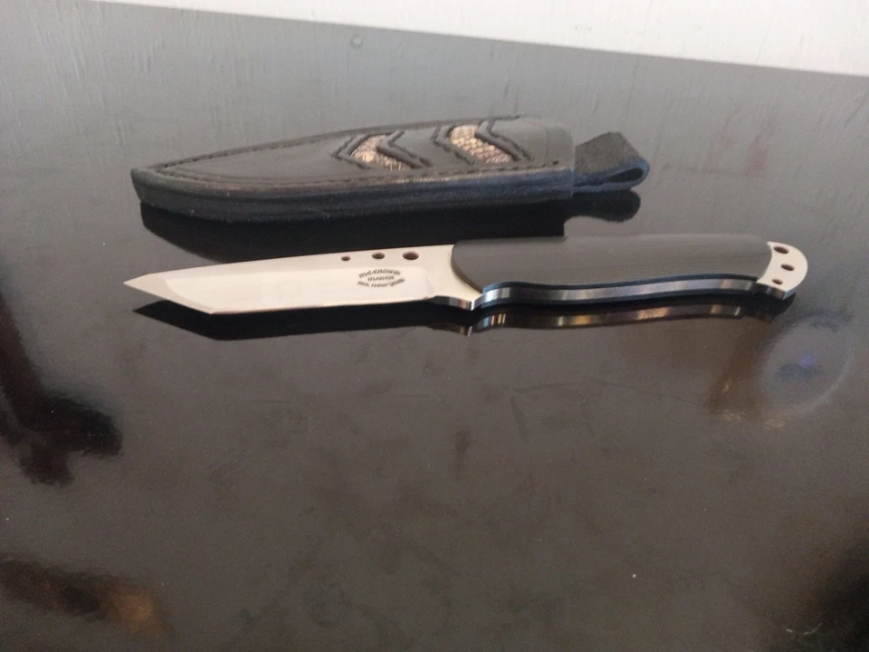 MEERDINK, Kurt Custom, 1 de 1, Cincel-Tanto. Cuchillo EDC de 8,25""/3,5"". COMO NUEVO Y RARO Foto 2 de 4