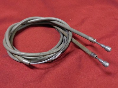 Vintage Campagnolo Nuovo Super Record Front & Rear Brake Cables & Gray Housing