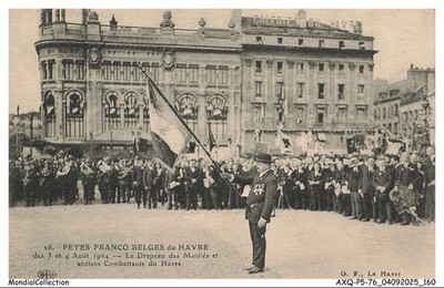 AXQP5 0480 76 - Festlich Franco Belgier Du Havre Des 3 Und 4 Aout 1924 - Le