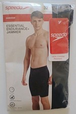 Speedo Men's Swimsuit Jammer Endurance Solid USA Adult 32, True Navy  812506