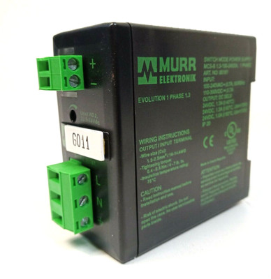 Murr Electronics 85161 Power Supply MCS-B 1.3-100-240/24 Switching Power Supply 24VDC 1.3A