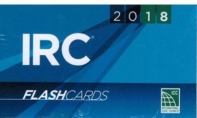 2018 IRC Flashcards -(Brand New)