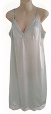 Vintage 1960's Van Raalte Mint Green Full Slip All Nylon Size 38 or L Lace Trim