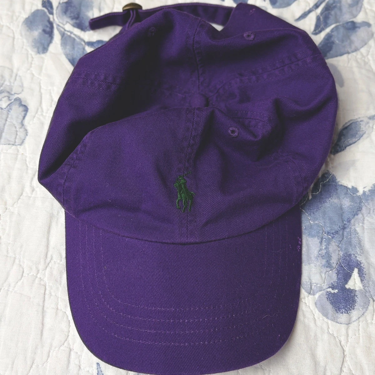 Polo By Ralph Lauren Purple RARE Baseball Cap Hat ONE SIZE Vintage Preppy Money RARE Polo Ralph Lauren Purple corduroy hat | Mercari main image 3