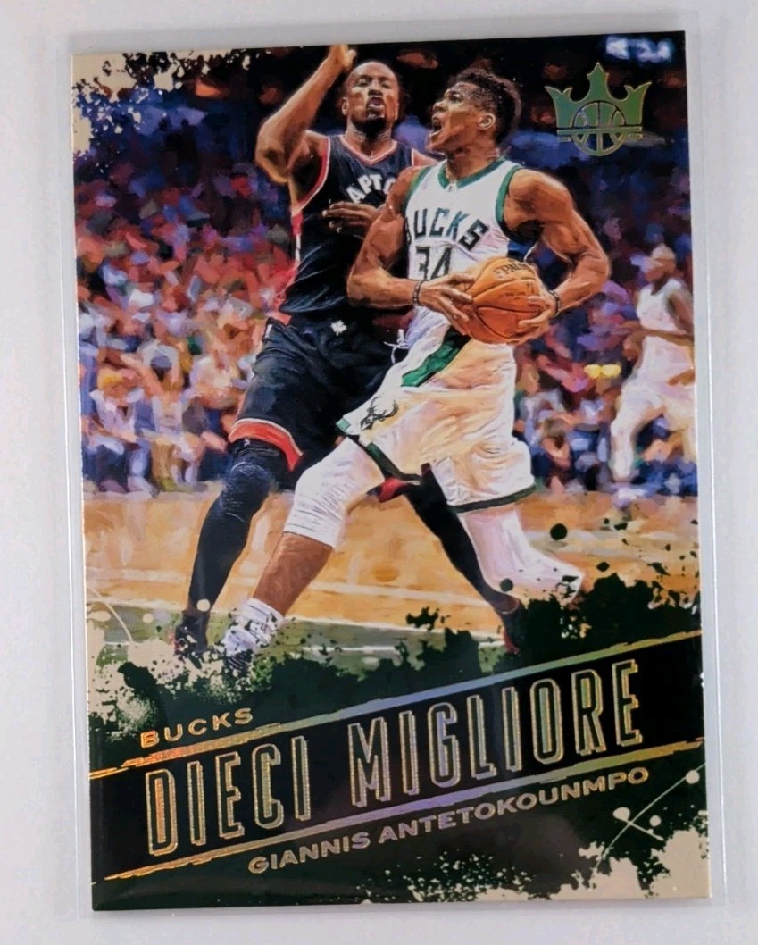 Giannis Antetokounmpo 2017-18 Court Kings Dieci Migliore #6 SSP Milwaukee Bucks