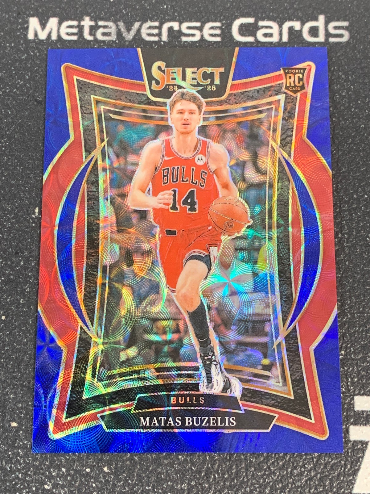 2024-25 Panini Select - Concourse Matas Buzelis #70 Blue Scope Prizm /249 (RC)