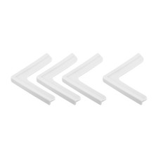 4Pack Window Corner Edge Protectors Standard Simple Style 70mmX15mm Silver