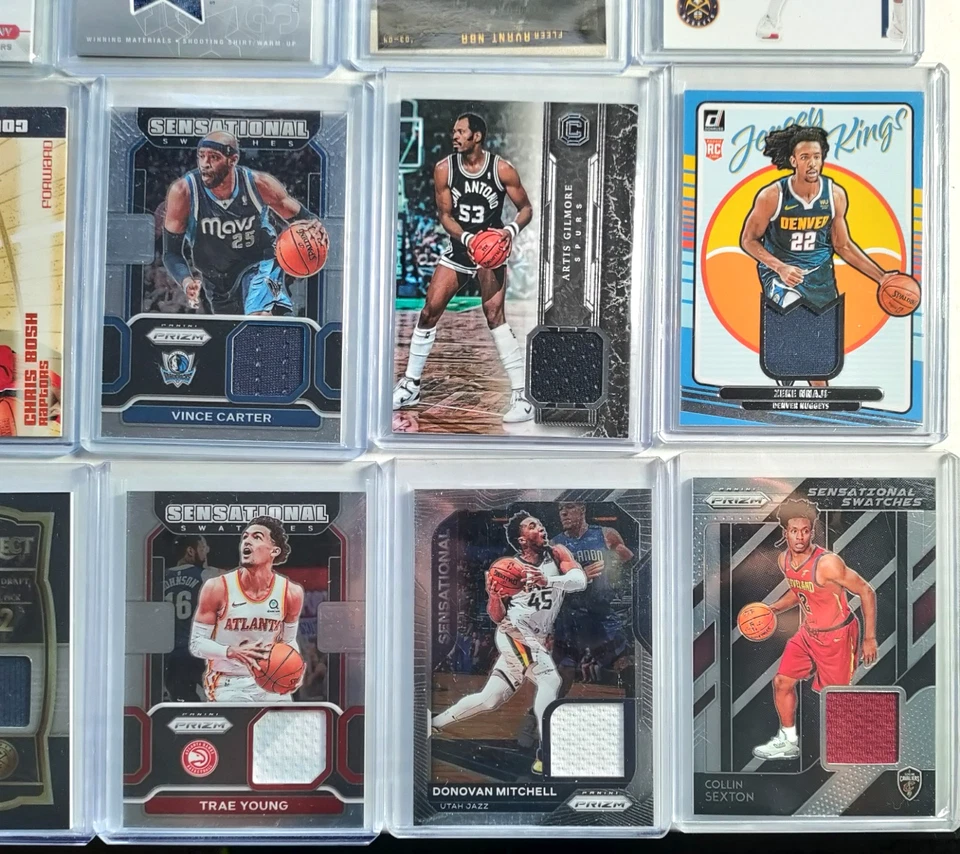 26x Patch Lot HOF #'d Carmelo Vince KIDD Malone ROBINSON MOURNING TRAE Mitchell - Image 3 of 4