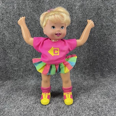 Vintage 1997 Casey Cartwheel Cheerleader Retro Doll 90s Toy Biz 11 in  Doll Only