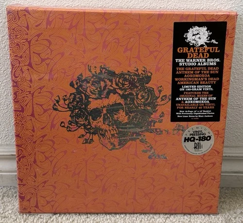 The Grateful Dead The Warner Bros Studio Albums 5 LP 180g  Box Set