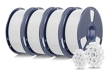 PLA+2.0 3D Printer Filament Bundle, 4KG Upgrade PLA+ Filament 1.75mm, Tougher...