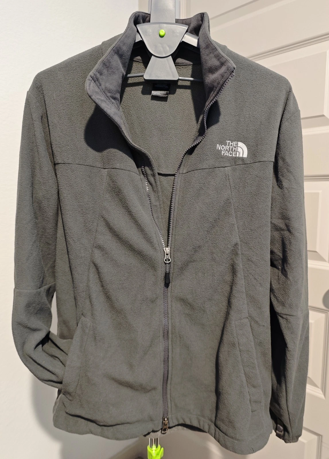 The North Face Men's Full-Zip Fleece Sweater Gray Size L