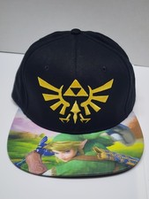 Nintendo Legend of Zelda Snapback Trucker Hat- One Size Hyrule Shield Tri Force
