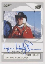 2019 James Bond Collection For Your Eyes Only Lynn-Holly Johnson Bibi Dahl Auto